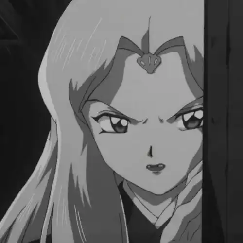 动漫头像黑白动漫女头
