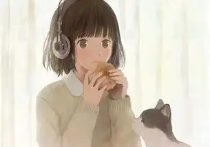 想养只猫,女孩和猫咪的治愈系手绘插画
