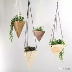 除了福禄寿牡丹花陶土花盆,想要高级感为什么不试试几何花器
