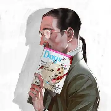 黑白成熟大叔微信头像
