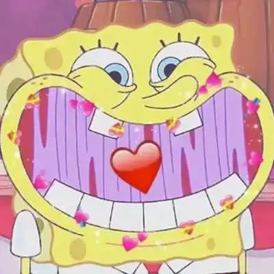 一对两张动漫卡通情头乖巧头像
