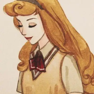 沈言手绘迪士尼公主头像
