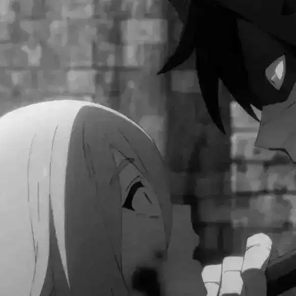 动漫头像暗黑系黑白丧丧头像,喜欢这个调调
