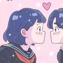 ins超火情侣头像,第三组羞红脸,00后哇,好看到炸
