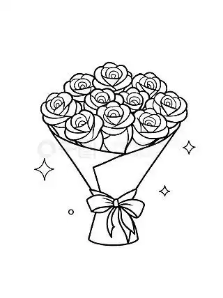 图片免费下载勾线花素材勾线花模板千图网
