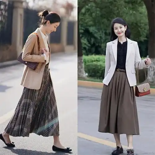 35岁女人尽量少穿卫衣,今年这3件外套正流行,优雅又洋气
