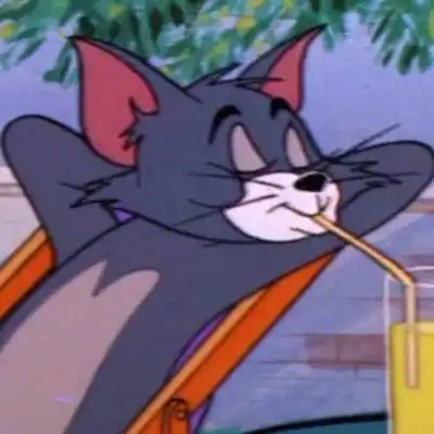 猫和老鼠情侣头像一左一右汤姆和杰瑞情侣头像一对两张分开
