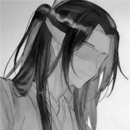 黑白古风动漫男头像,每个人都有一个世界
