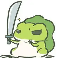 q版青蛙吃爆米花头像微信头像图片大全
