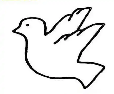 小鸟简笔画我从小就羡慕小鸟
