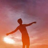 夕阳下的背影头像微信头像图片大全
