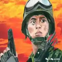 军人情侣头像卡通可爱简单
