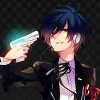 男生戴帽子动漫黑白头像背影头像
