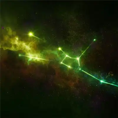 星座图片头像,个性唯美星座形状图片
