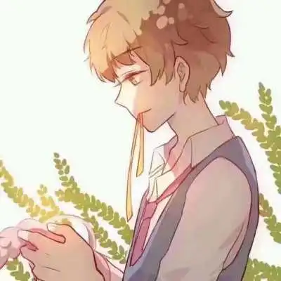 二次元一对两张爱人头像
