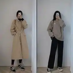 18套盐甜女孩的秋季保暖穿搭
