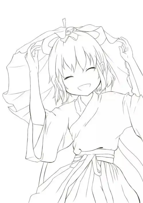 动漫线稿图集大全古风动漫临摹线稿大家可以用线稿描摹哦
