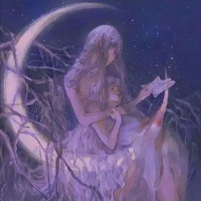 手绘女头
