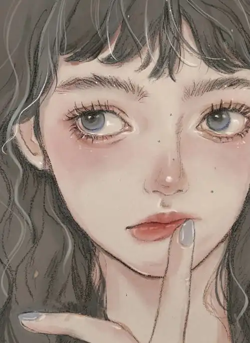 动漫头像大海很美,但是我们的船靠岸了
