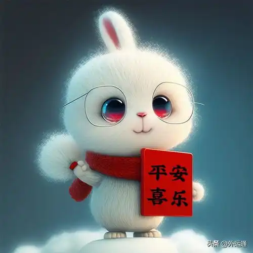 新鲜出炉超萌2023兔年祝福图壁纸头像
