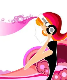 戴耳机的美女矢量图免费下载ai格式编号13150159千图网
