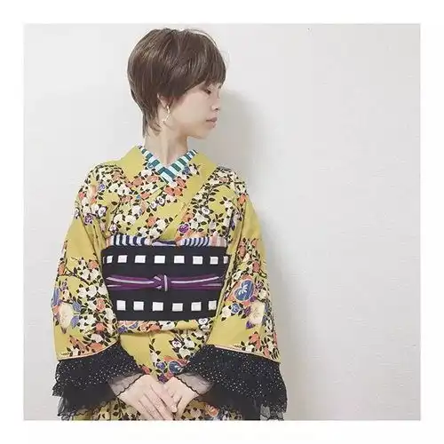 日本小姐姐的和服穿搭走红ins,把和服穿得这么时髦,太好看了

