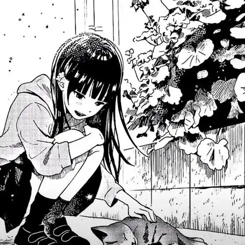 优质黑白漫画头像晚安米娜桑
