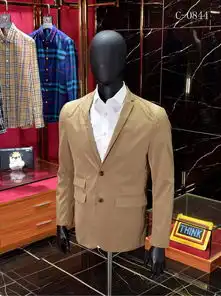成功人士原单欧美式休闲西装套装衣领青年男士大码官网专柜新款西服外套衣服
