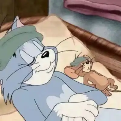 汤姆猫和杰瑞老鼠情侣头像
