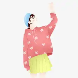 可爱韩系美少女插画素材图片素材其他格式下载动漫人物大全
