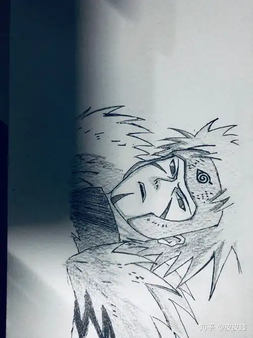 火影忍者黑白画怎么画
