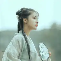 女生唯美古风长发头像2018最新只怪时间太嫉妒我们的爱情
