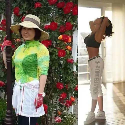 64岁阿姨身材完爆少女,跟亲儿子合影像情侣....
