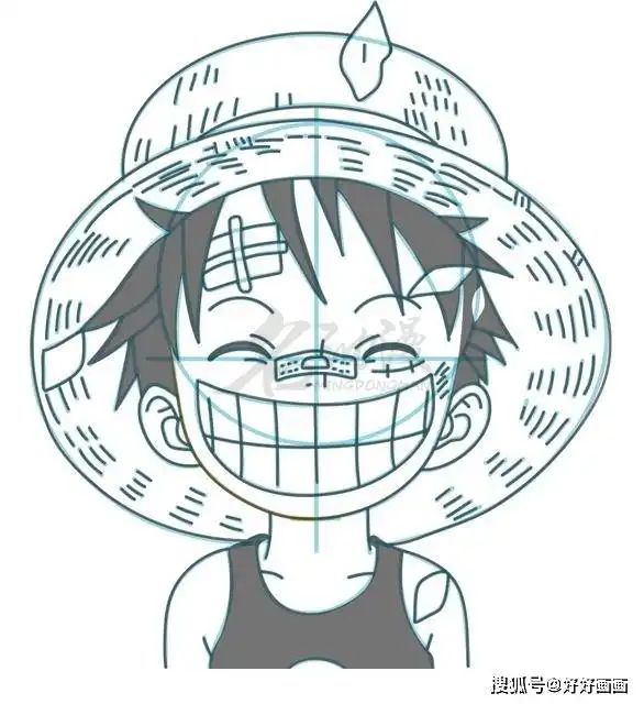 怎样才能画好路飞
