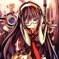 耳机少女个性唯美头像
