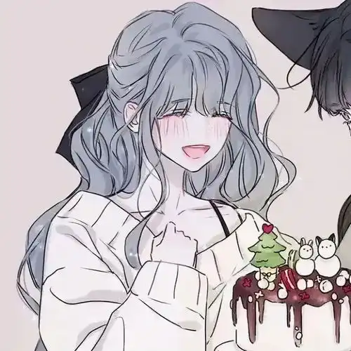 呆萌可爱的女生闺蜜头像5
