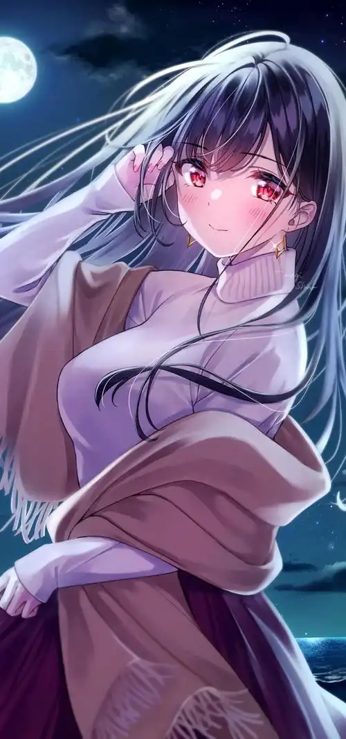 乐宝今日高清壁纸暗黑系动漫美女
