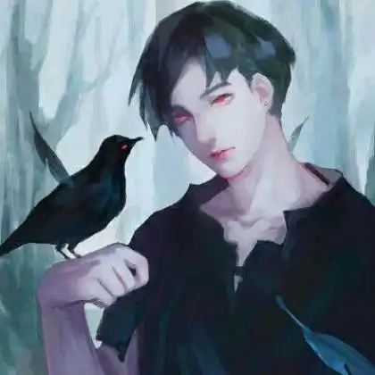 二次元头像男高冷忧伤,心事重重浮浮沉沉的在心里
