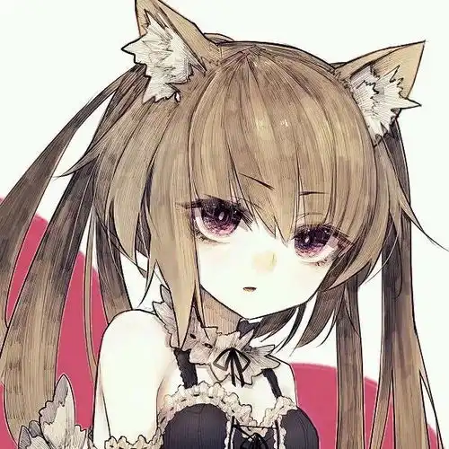 动漫女生头像不要看着励志的话做着颓废的人
