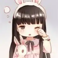 动漫小萝莉超萌头像,小萝莉大眼呆萌模样可爱
