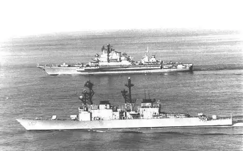 明斯克航母在江苏着火,曾为苏联海军主力,威震整个远东
