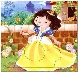 小红花我的第一套经典童话拼图白雪公主
