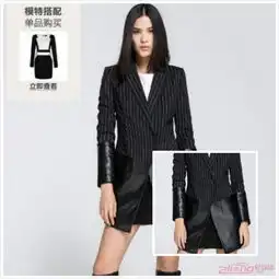 小西装怎么搭配女黑色西装经典搭配图片示范
