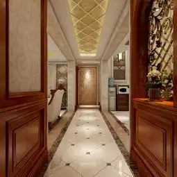 欧景园220平米欧美混搭风格装修效果图
