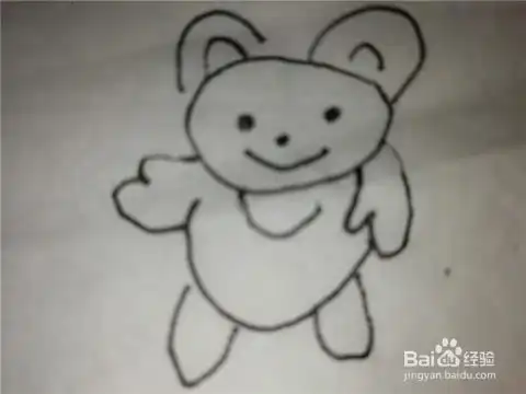 怎么样简笔画画小熊
