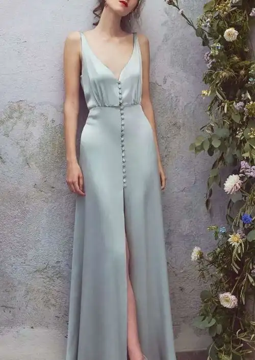 微胖女生穿裙子,首选这3种冷色,比白色更耐看衬肤色哦
