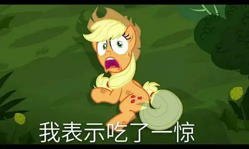 小马宝莉表情包加文字彩虹小马了解一下
