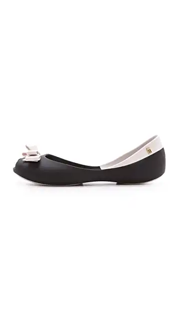 melissaqueen蝴蝶结平底鞋shopbop
