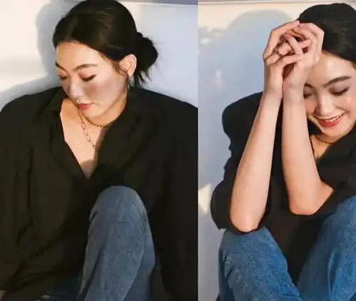 女生穿黑衬衫好辣搭配这些下装高冷有气场,气质迷人太爱了
