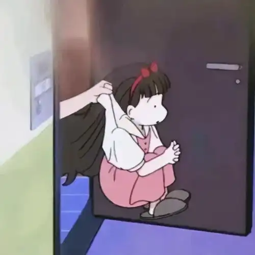 女生动漫头像,等我一下,我先洗个头再爱你
